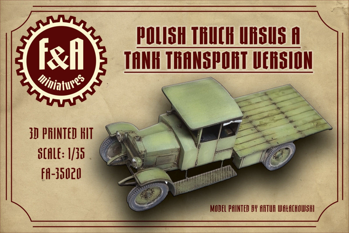 F&amp;amp;A Miniatures FA-35020 Ursus A Tank Transport 1/35