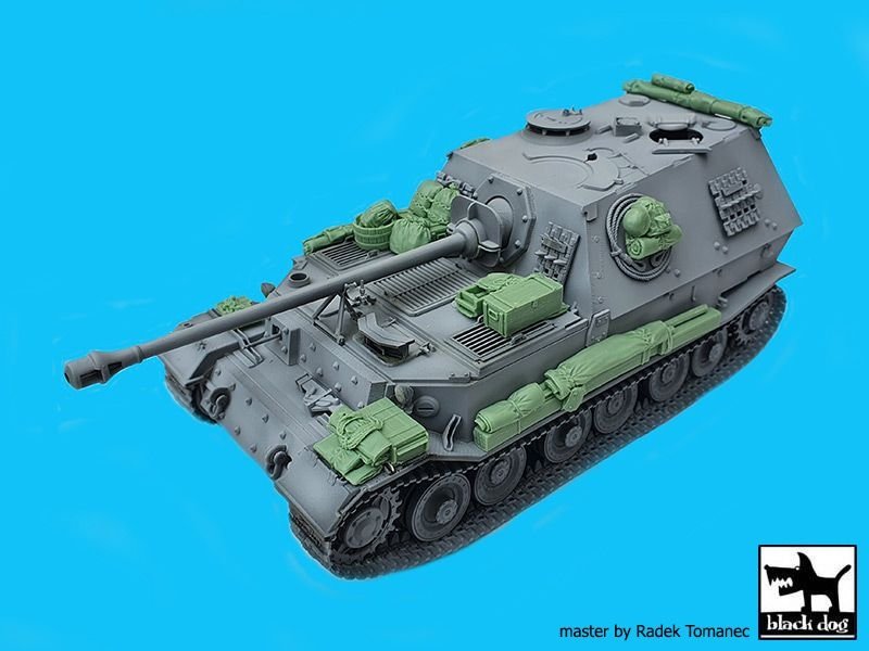 Black Dog T35227 German tank Elefant Sd.Kfz 184 accessories set 1/35 – immagine 4