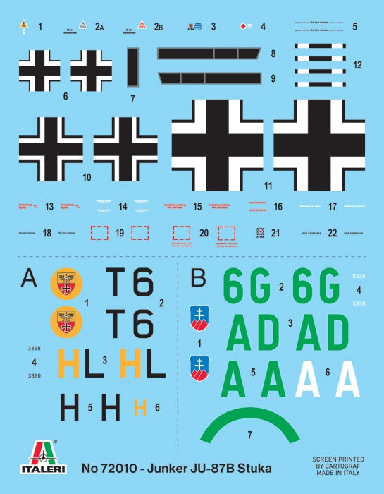Italeri 72010 Junker Ju-87B Stuka - Complete Set For Modeling - Starter kit 1/72 – immagine 7