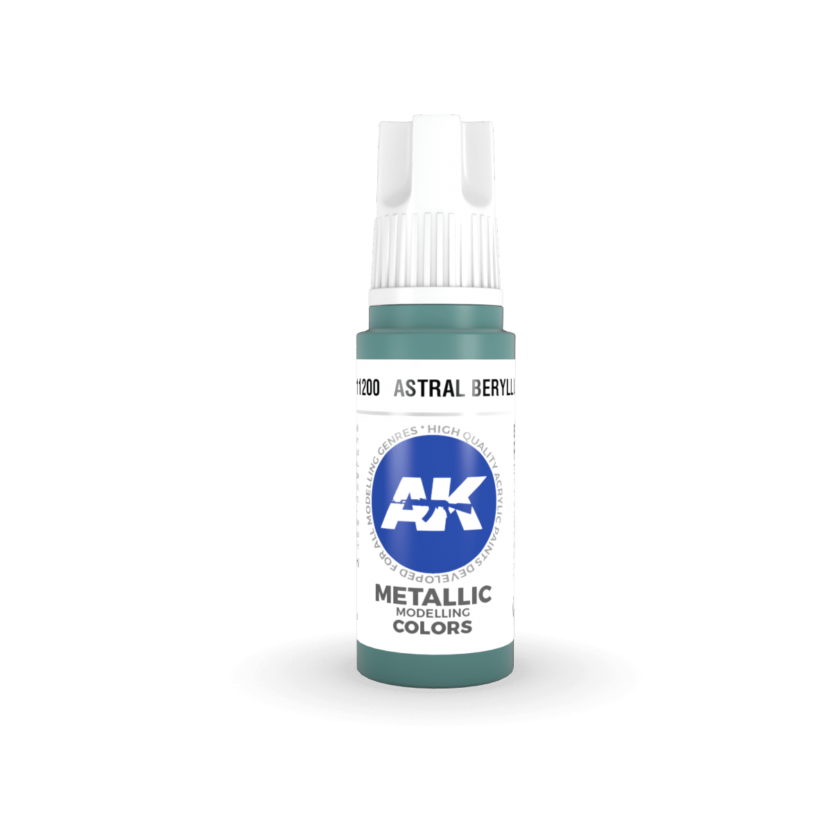 AK Interactive AK11200 ASTRAL BERYLLIUM – METALLIC 17ml – zdjęcie 2