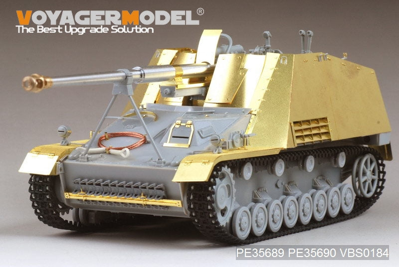 Voyager Model PE35690 WWII German Sd.Kfz.164 Nashorn Amour Plate/Fenders For DRAGON 6387 / 6165 / 6166 / 6314 1/35 – image 2
