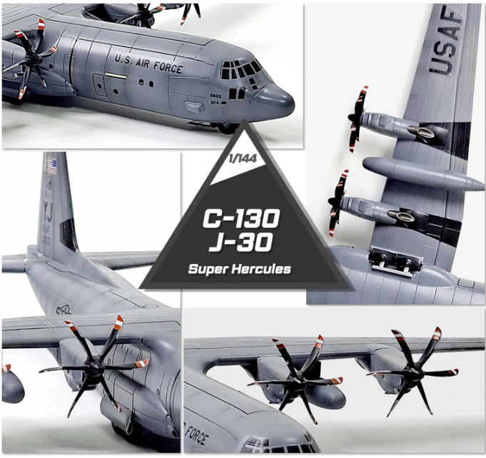 Academy 12631 C-130J-30 Hercules 1/144 – zdjęcie 4
