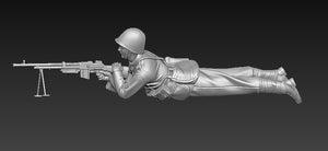 Glowel Miniatures 35009 Polish infantry lying 1/35 – zdjęcie 5