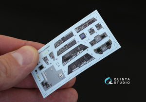 Quinta Studio QD48049 F/A-18E 3D-Printed &amp;amp; coloured Interior on decal paper (for Hasegawa kit) 1/48 – zdjęcie 4