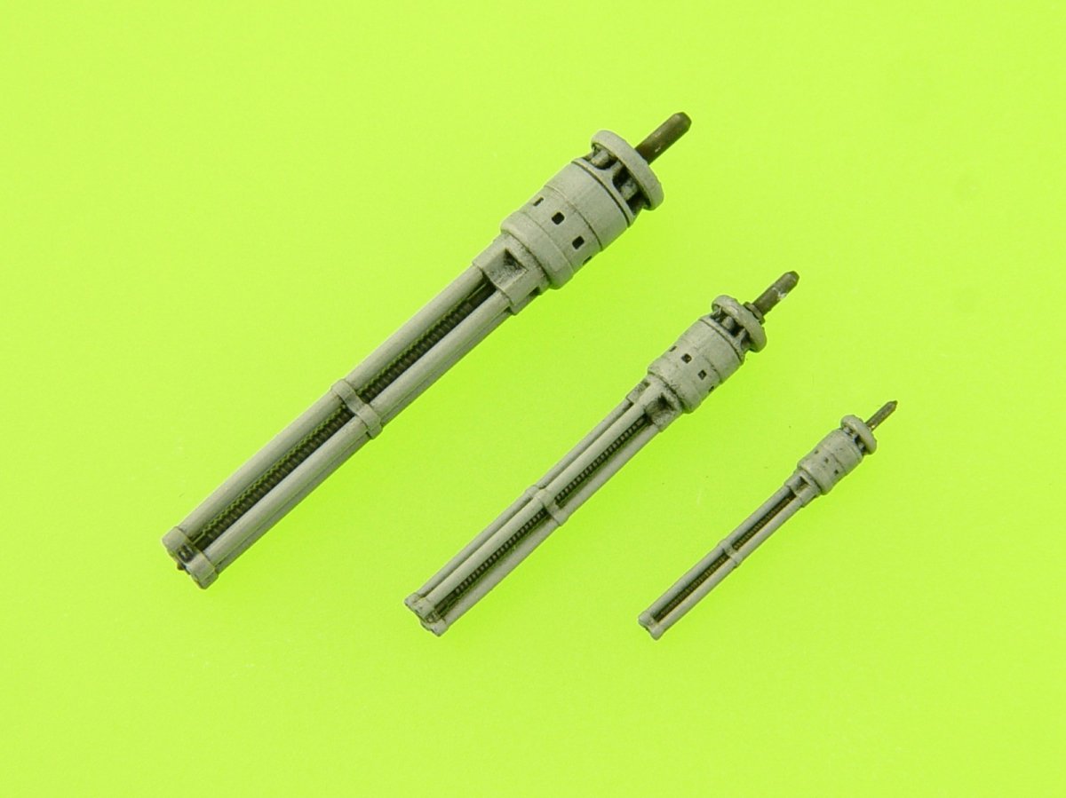 Master AM-72-110 Mi-24 (Hind D/E) - JakB-12.7 machine gun barrel and DUAS probe (metal and resin parts) 1/72 – zdjęcie 8
