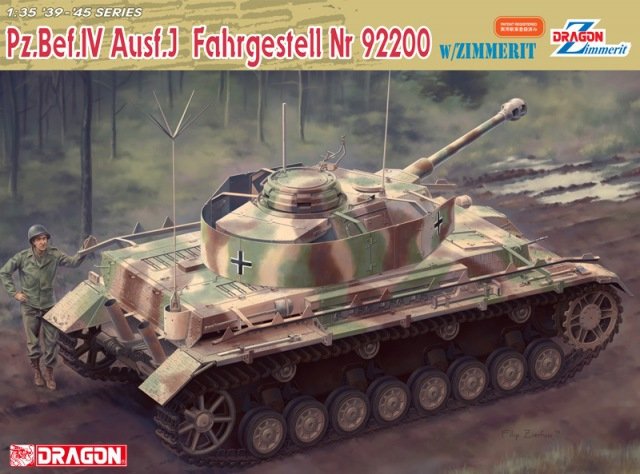 Dragon 6823 Pz.Bef.Wg.IV Ausf.J Fahrgestell No. 92200 w/Zimmerit