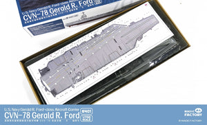 Magic Factory 6401 USS Gerald R. Ford (CVN-78) - US Navy Gerald R.Ford - class Aircraft Carrier 1/700 – zdjęcie 3