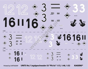 Kagero 97007 JG 35 &amp;quot;Pik As&amp;quot; (decals) EN – zdjęcie 2