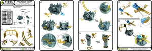Master SM-350-092 USN 40 mm/56 Bofors twin mount ver.2 / with Mk-51 director - (resin, PE and turned parts) - (6pcs) 1/350 – image 7