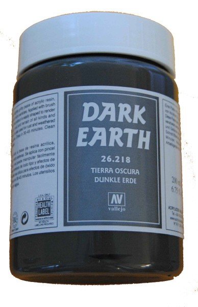 Vallejo 26218 Stone Textures. Dark Earth 200ml – zdjęcie 2