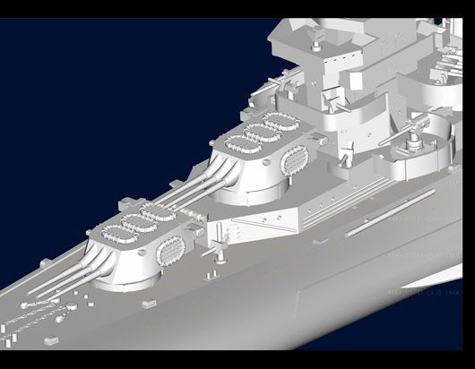 Trumpeter 05747 USS San Francisco CA-38 1944 1/700 – zdjęcie 7