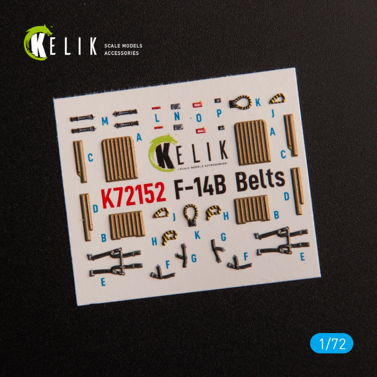 KELIK K72152 F-14B - interior 3D decals for GWH kit 1/72 – image 3