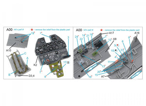 Quinta Studio QD48317 P-40E/K 3D-Printed &amp;amp; coloured Interior on decal paper (Hasegawa) 1/48 – Bild 6