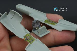 Quinta Studio QD+72054 P-40E Warhawk 3D-Printed &amp;amp; coloured Interior on decal paper (Academy/Modelist) (with 3D-printed resin parts) 1/72 – zdjęcie 6