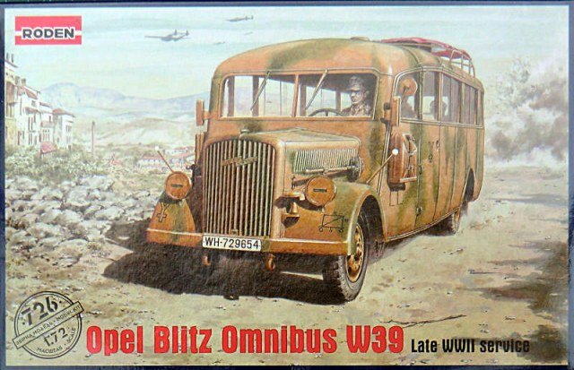 Roden 726 OPEL BLITZ IMNIBUS W39 1/72