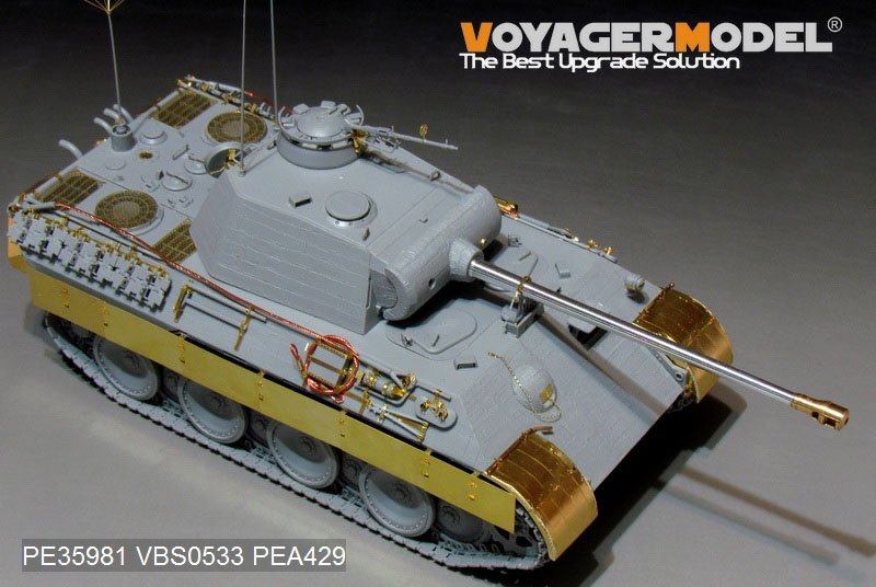 Voyager Model PE35981 WWII German Panther A Tank Basic For TAKOM 1/35 – immagine 7