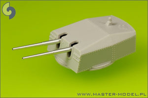 Master SM-200-007 German battleship Bismarck - secondary and heavy AA armament barrels - 15cm (12 pcs), 10,5 cm (16 pcs) – Bild 3