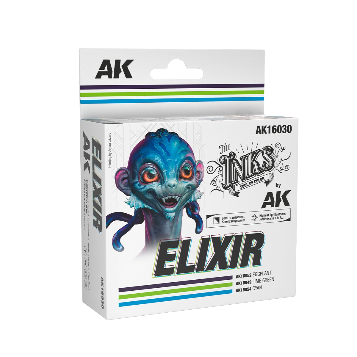AK Interactive AK16030 ELIXIR – INK SET 3x30ml