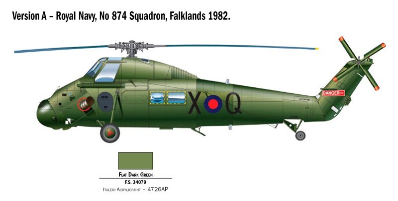 Italeri 2720 Wessex UH.5 1/48 – zdjęcie 4