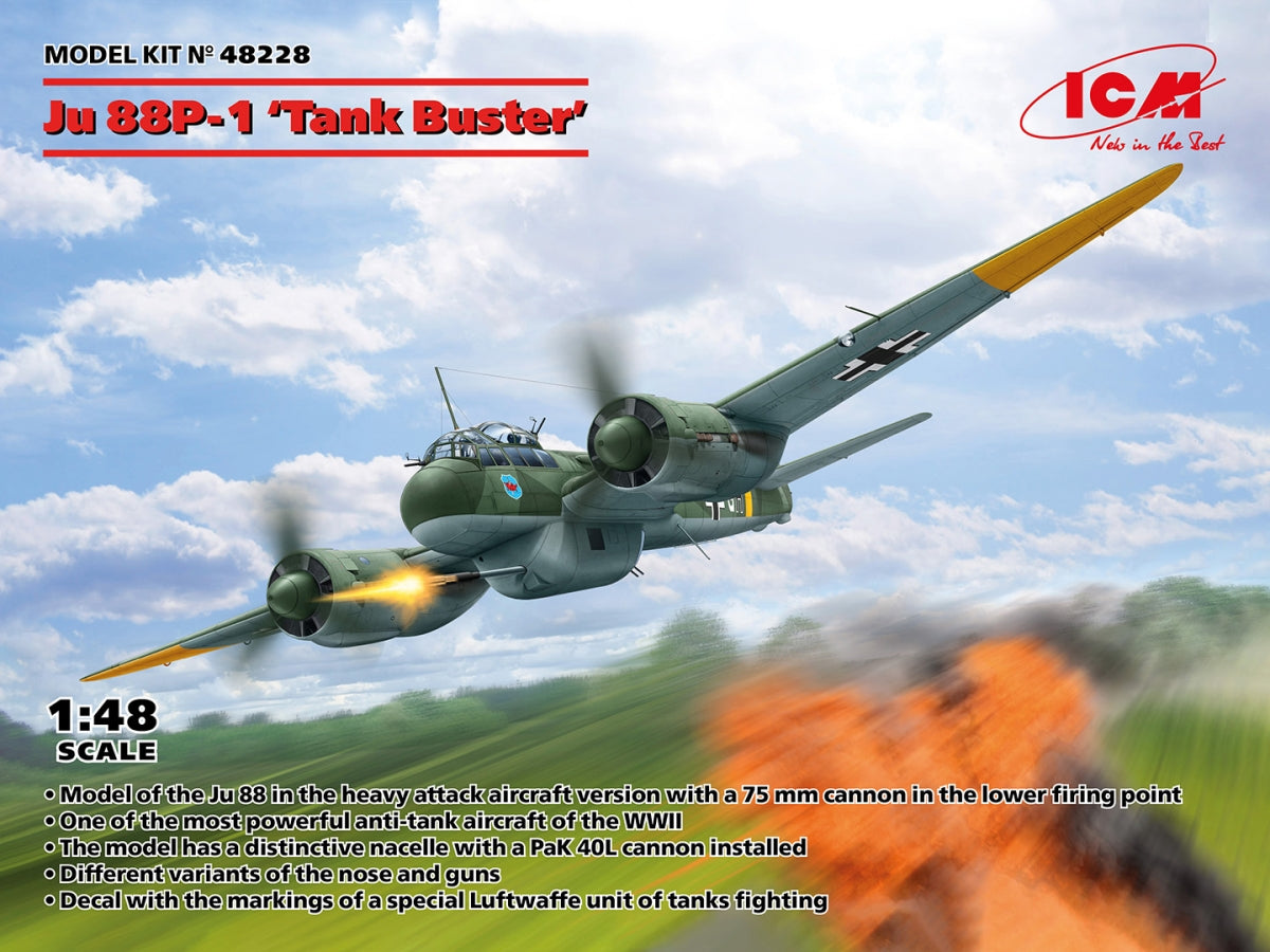 ICM 48228 Ju 88P-1 Tank Buster 1/48 – zdjęcie 2