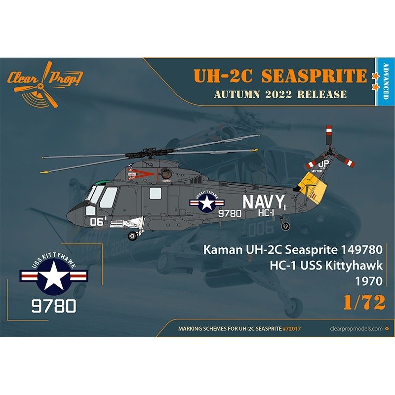 Clear Prop! CP72017 UH-2C Seasprite ADVANCED KIT 1/72 – Bild 3