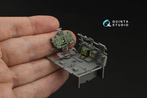 Quinta Studio QD35084 A6M2 Zero (Nakajima Prod.) 3D-Printed &amp;amp; coloured Interior on decal paper (Border Model) 1/35 – zdjęcie 8