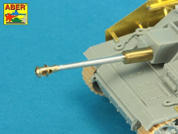 Aber 72L-65 German StuK.40 L/48 7.5 cm Bartel with middle model muzzle brake for StuG. III Ausf.G late &amp;amp; StuG. IV - early (1/72) – image 4