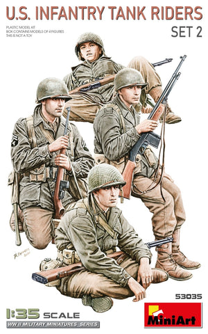 MiniArt 53035 US Infantry Tank Riders. Set 2 1/35