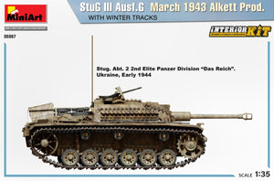 Mini Art 35367 StuG III Ausf. G March 1943 Alkett Prod. WITH WINTER TRACKS. INTERIOR KIT 1/35 – image 7