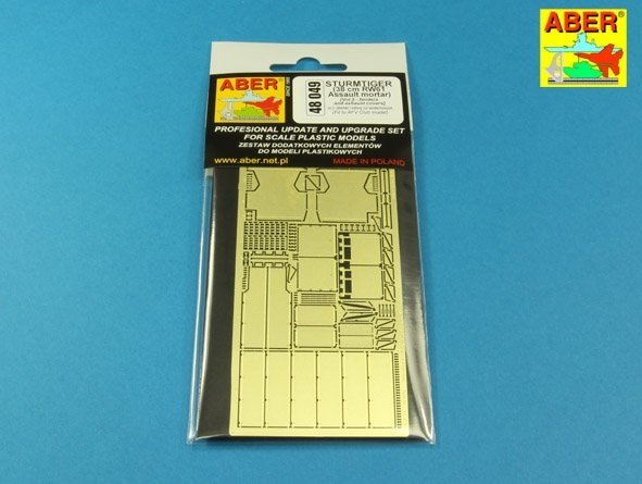 Aber 48049 STURMTIGER (38 cm RW61 Assault mortar) Vol.2 AFV 1/48 – immagine 9