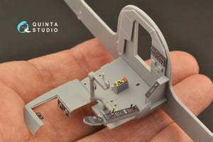 Quinta Studio QDS-48266 He 111H-3/H-6 3D-Printed &amp;amp; coloured Interior on decal paper ( ICM ) (Small version) 1/48 – zdjęcie 8