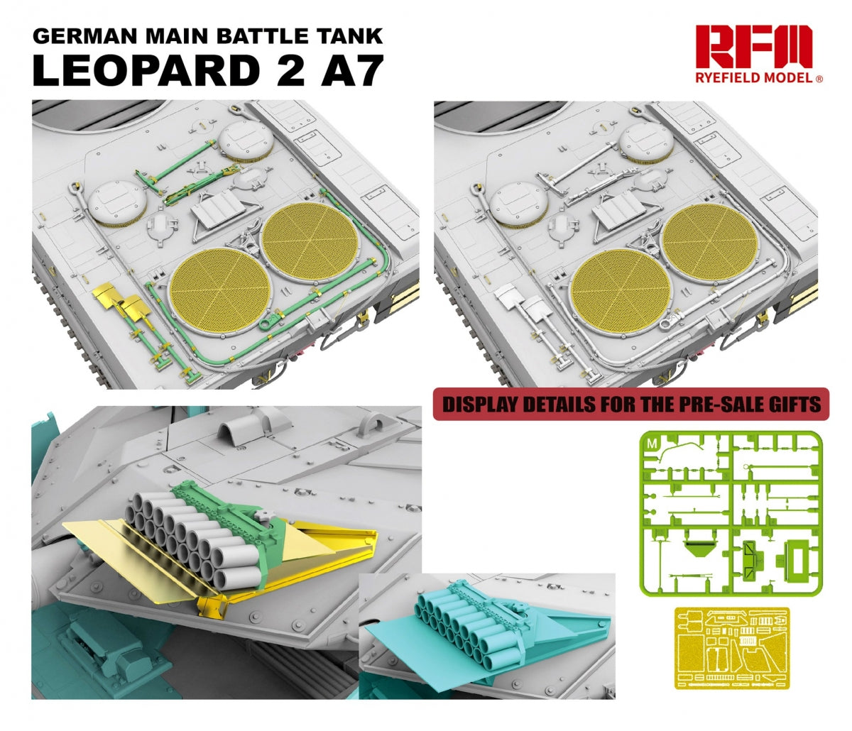 Rye Field Model 5108 Leopard 2 A7 German Main Battle Tank 1/35 – zdjęcie 4