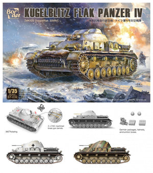 Border Model BT-039 Kugelblitz Flak Panzer IV (MK103 Doppelflak 30mm) 1/35 – zdjęcie 2