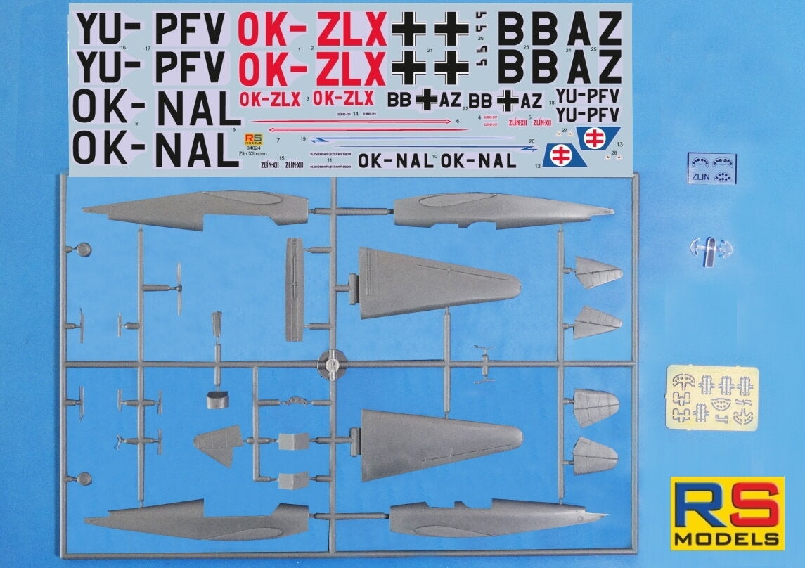 RS Models 92303 Zlin Z-XII Cz. Sport Aircraft 1/72 – zdjęcie 3