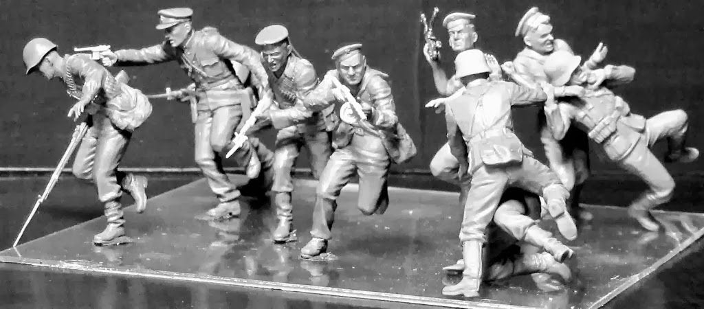 Master Box 35152 Soviet Marines German Infantry 1941-1942 1/35 – zdjęcie 3
