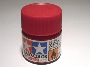 Tamiya XF7 Flat Red (81707) Acrylic paint 10ml – zdjęcie 3