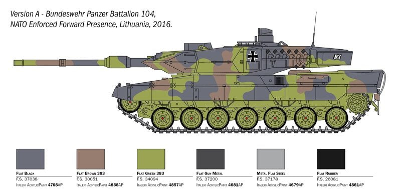 Italeri 6567 LEOPARD 2A6 1/35 – zdjęcie 6