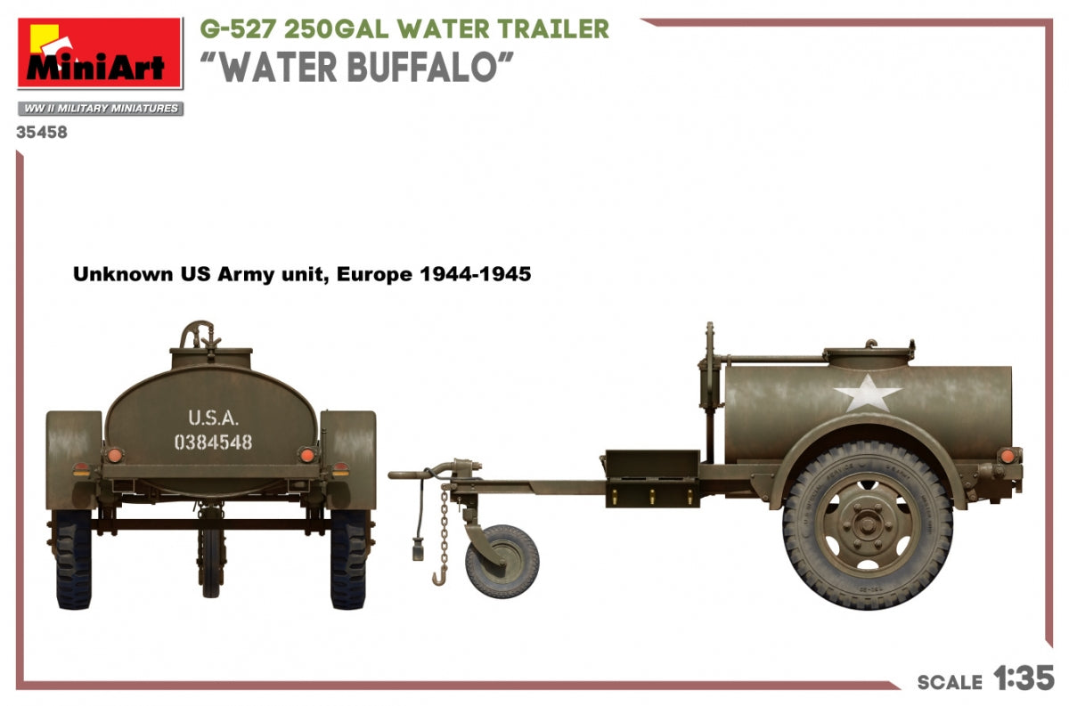 MiniArt 35458 G-527 250GAL WATER TRAILER “WATER BUFFALO” 1/35 – image 4