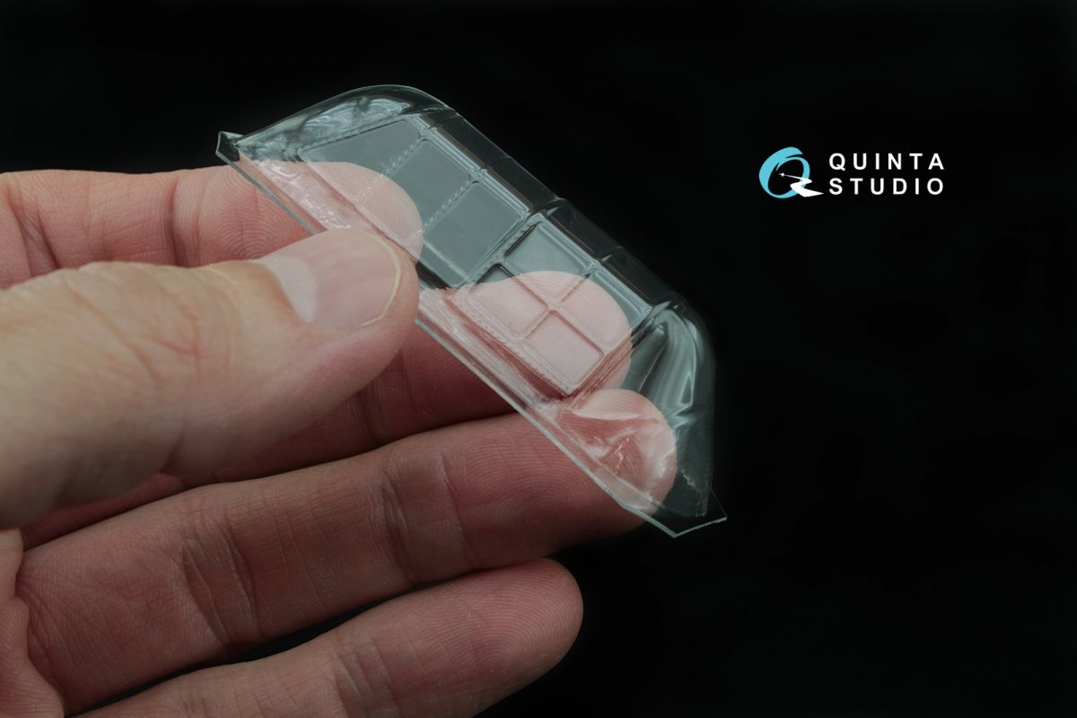 Quinta Studio QC48017 Su-2 vacuformed clear canopy (for Zvezda kit) 1/48 – zdjęcie 2