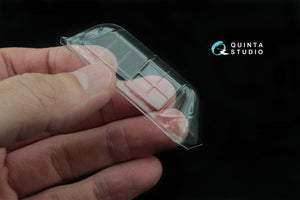Quinta Studio QC48017 Su-2 vacuformed clear canopy (for Zvezda kit) 1/48 – zdjęcie 2