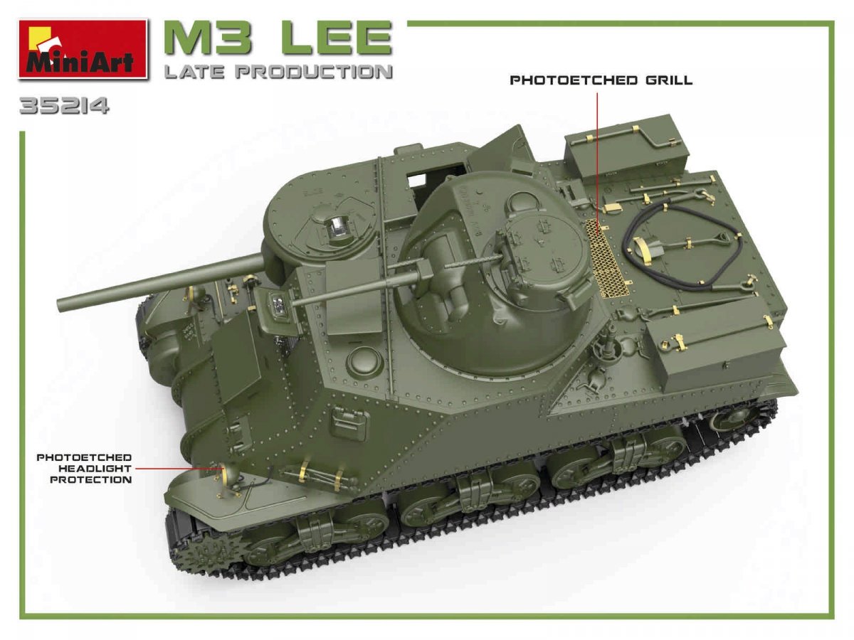 MiniArt 35214 M3 LEE LATE PROD 1/35 – immagine 8