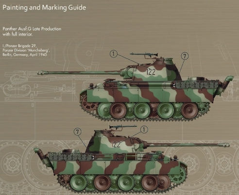 Das Werk DW35041 Panther Ausf.G Late Production SUPER BLITZ 1/35 – zdjęcie 3