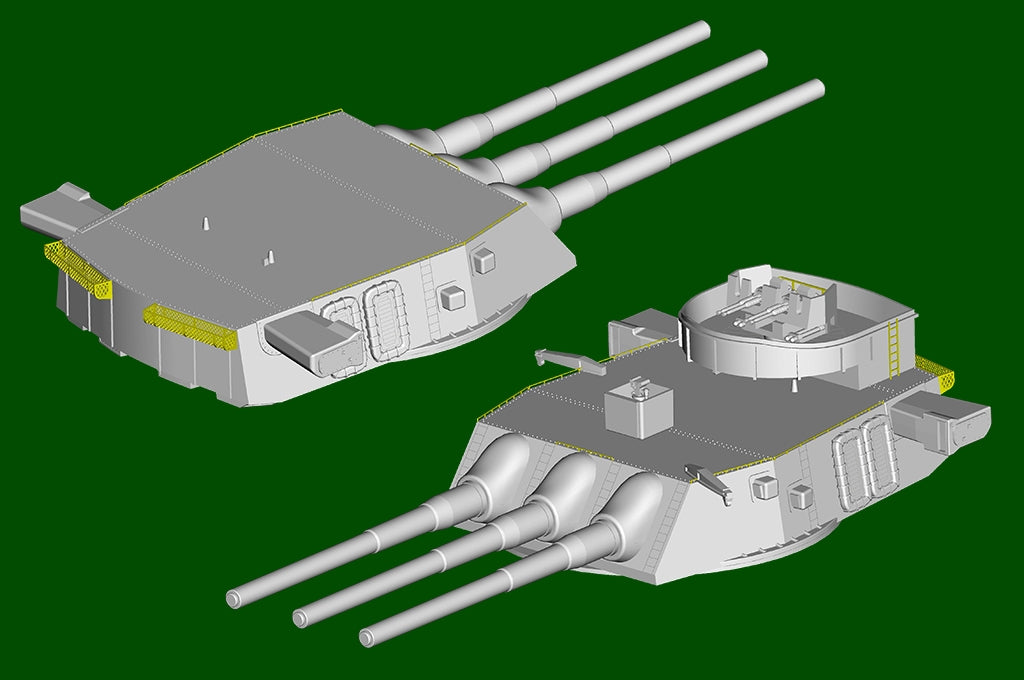 Trumpeter 05373 USS Ohio BB-68 1/350 – zdjęcie 9