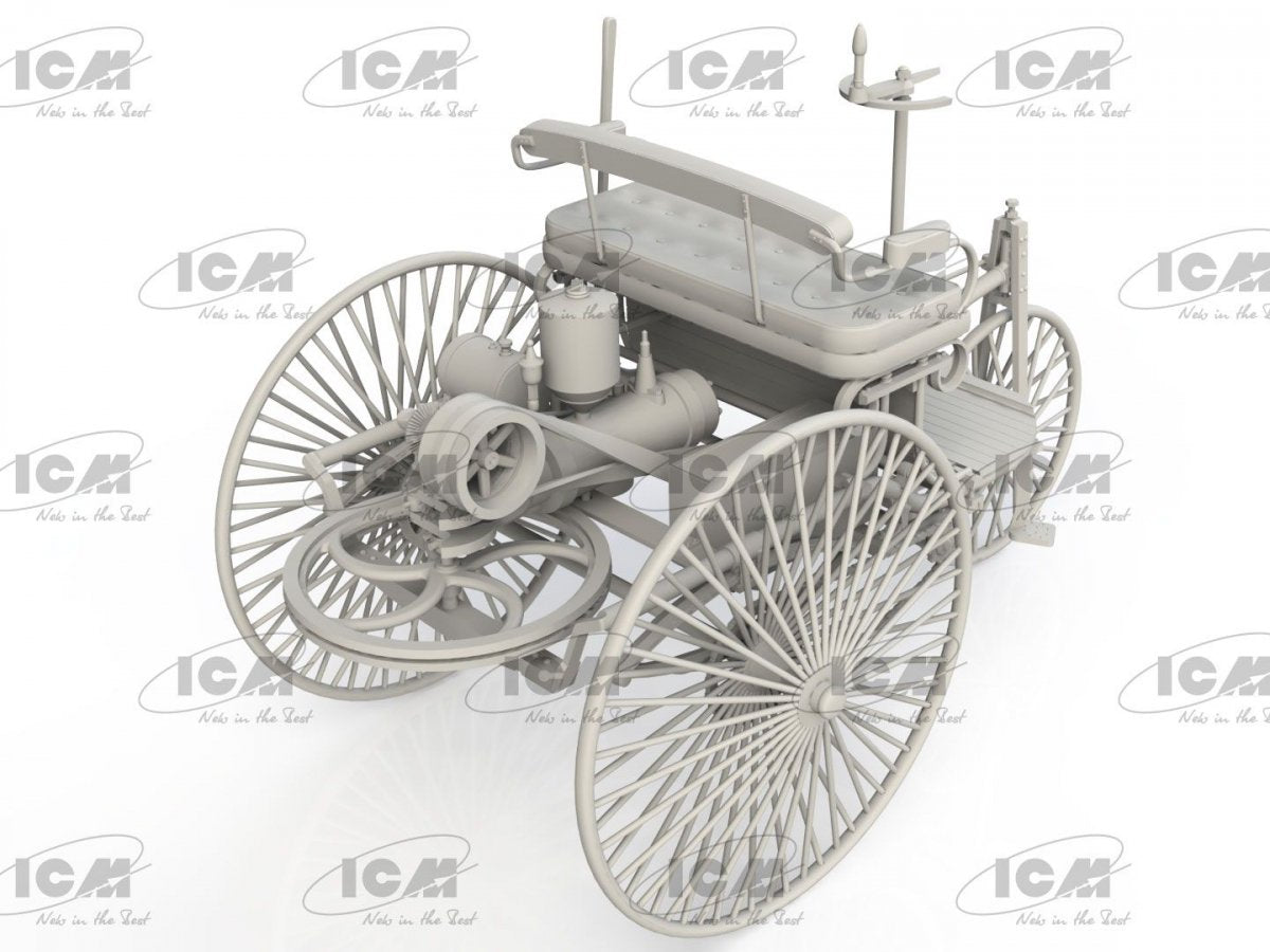 ICM 24042 Benz Patent-Motorwagen 1886 – EASY version 1/24 – zdjęcie 2