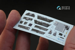 Quinta Studio QD48049 F/A-18E 3D-Printed &amp;amp; coloured Interior on decal paper (for Hasegawa kit) 1/48 – zdjęcie 2