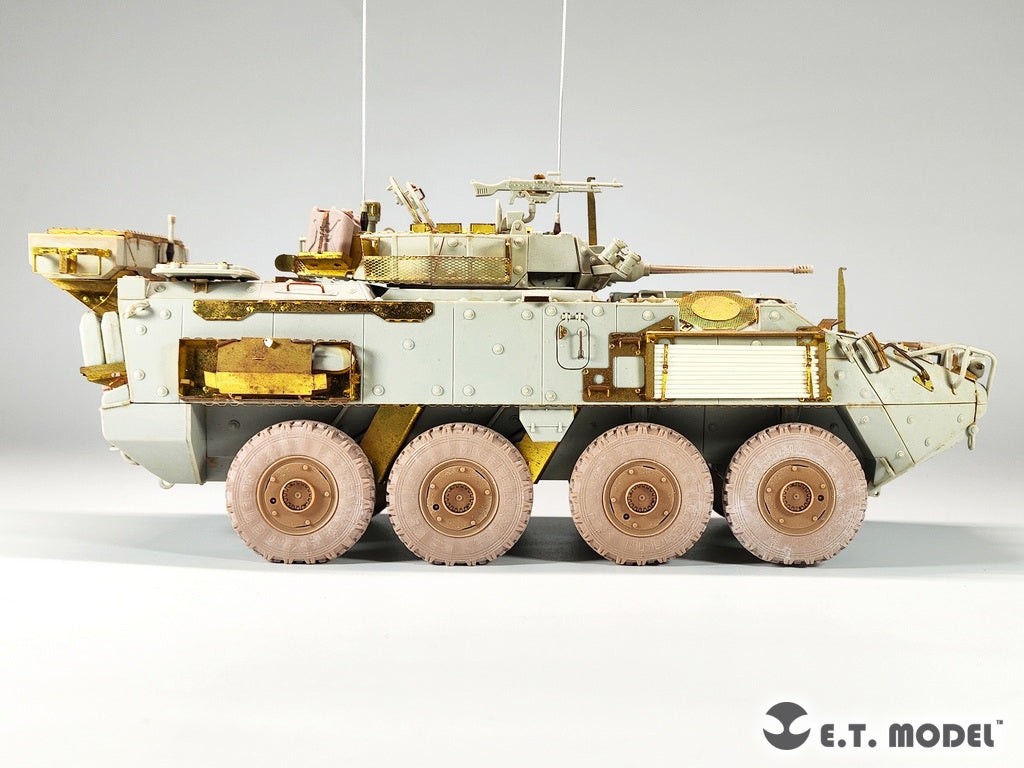 E.T. Model P35-155 U.S.Army Stryker Armored Vehicle Sagged Wheels For TRUMPETER Kit 1/35 – zdjęcie 9