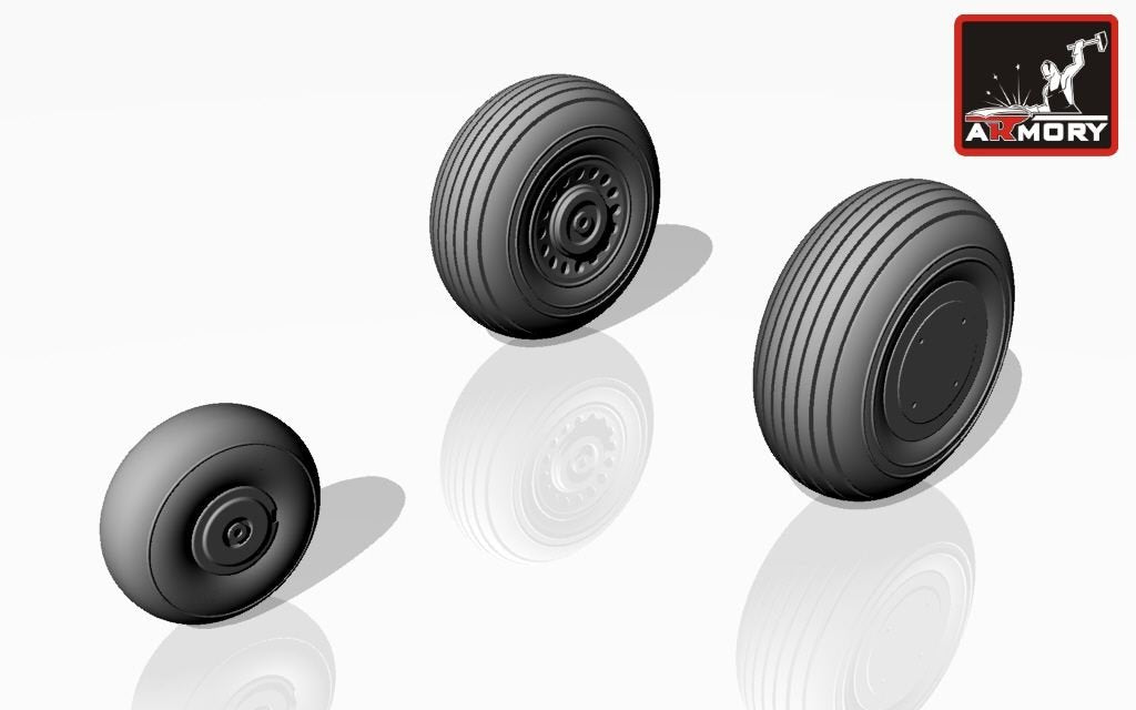 Armory Models AW48308 A-20G Boston wheels, late 1/48 – zdjęcie 5