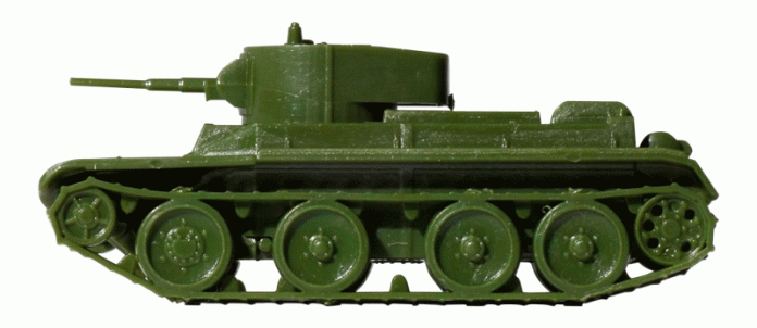 Zvezda 6129 Soviet Light Tank BT-5 1/100 – zdjęcie 4