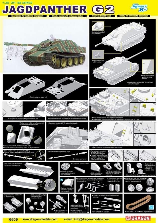 Dragon 6609 Jagdpanther G2 1/35 – zdjęcie 2