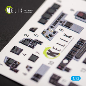 KELIK K72055 F-15E STRIKE EAGLE - INTERIOR 3D DECALS FOR REVELL KIT 1/72 – zdjęcie 3